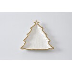 Pampa Bay Golden Salerno Christmas Tree Platter