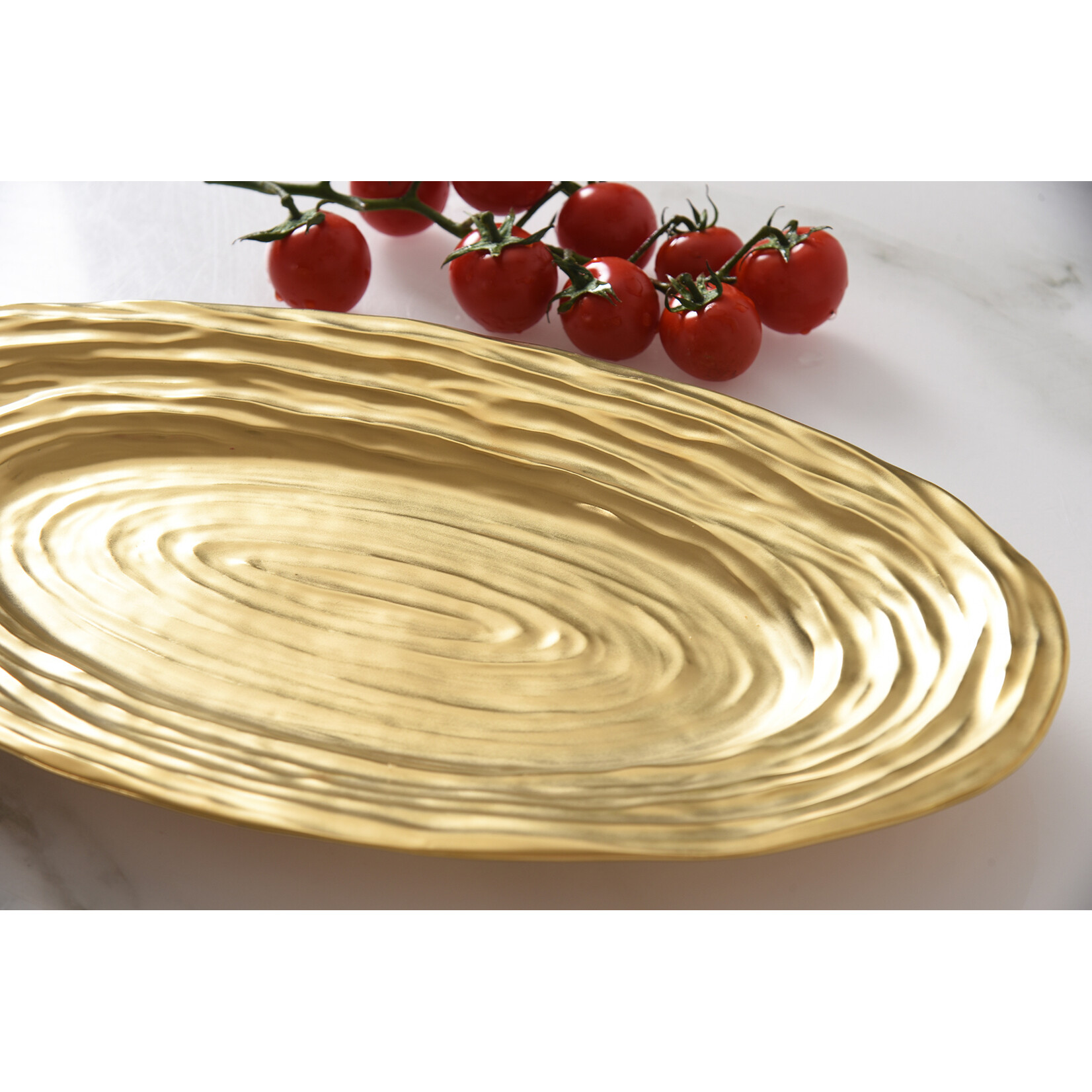Pampa Bay Dorato Small Oval Tray
