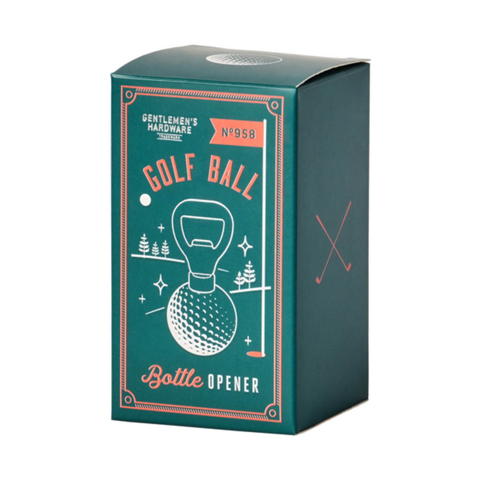 Gentlemens Hardware Golf Ball Bottle Opener