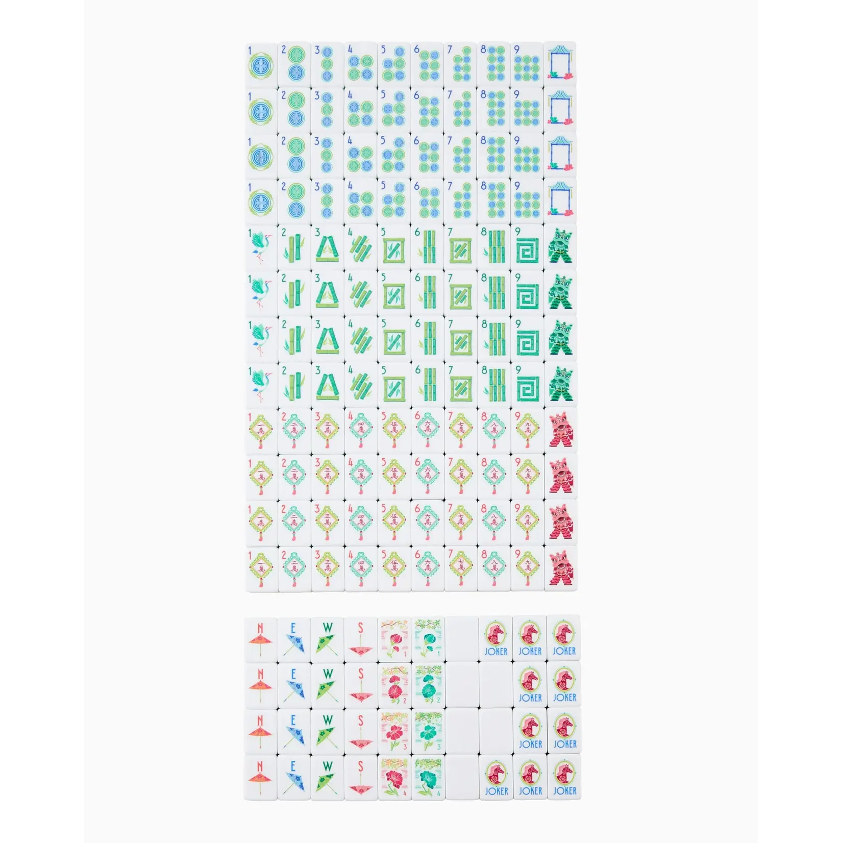 Oh My Mahjong Pippa Mahjong Tile Set (160 tiles)