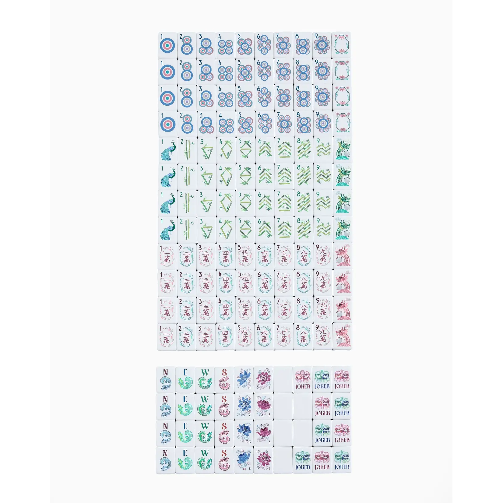 Oh My Mahjong Smith Mahjong Tile Set (160 tiles)