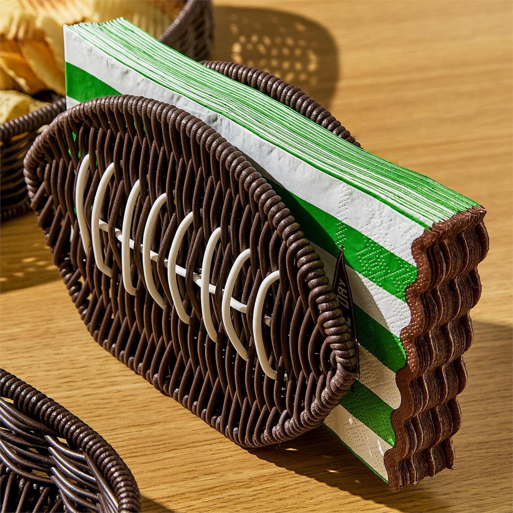 Two's Company Gameday Football Napkin Holder