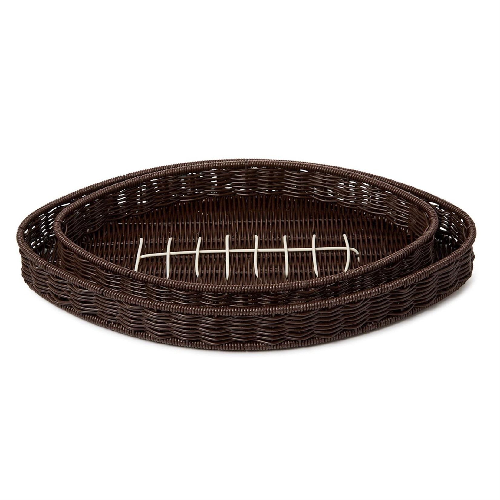 Two's Company Game Day Football Tray Small