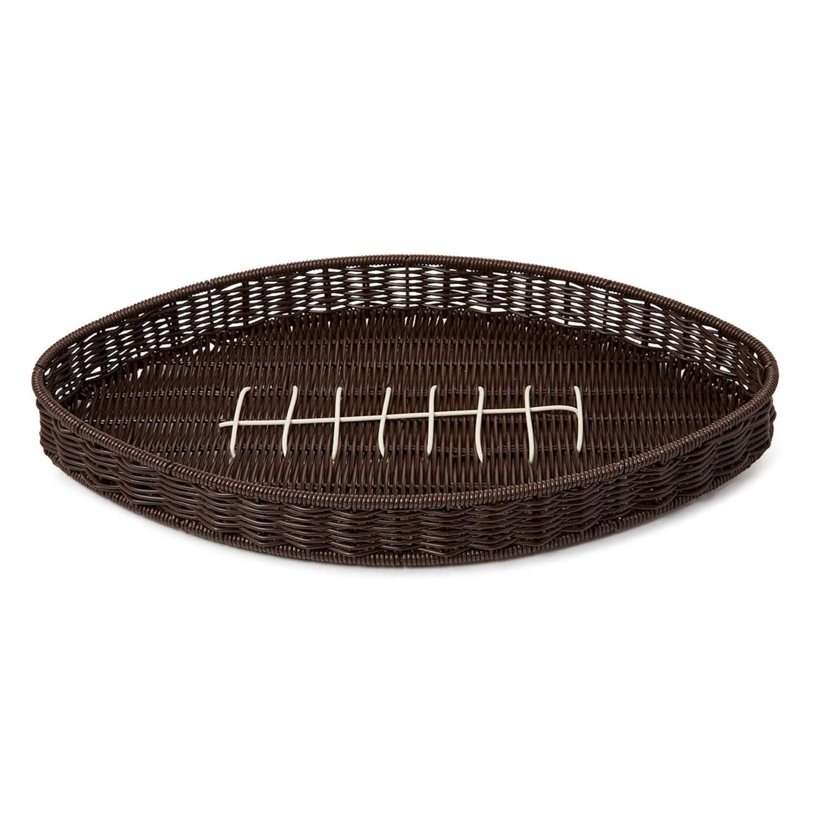 Two's Company Game Day Football Tray Large
