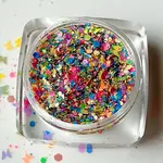 Nola Glitter Goddess Butterfly Rainbow Rave Girl Face and Body Glitter