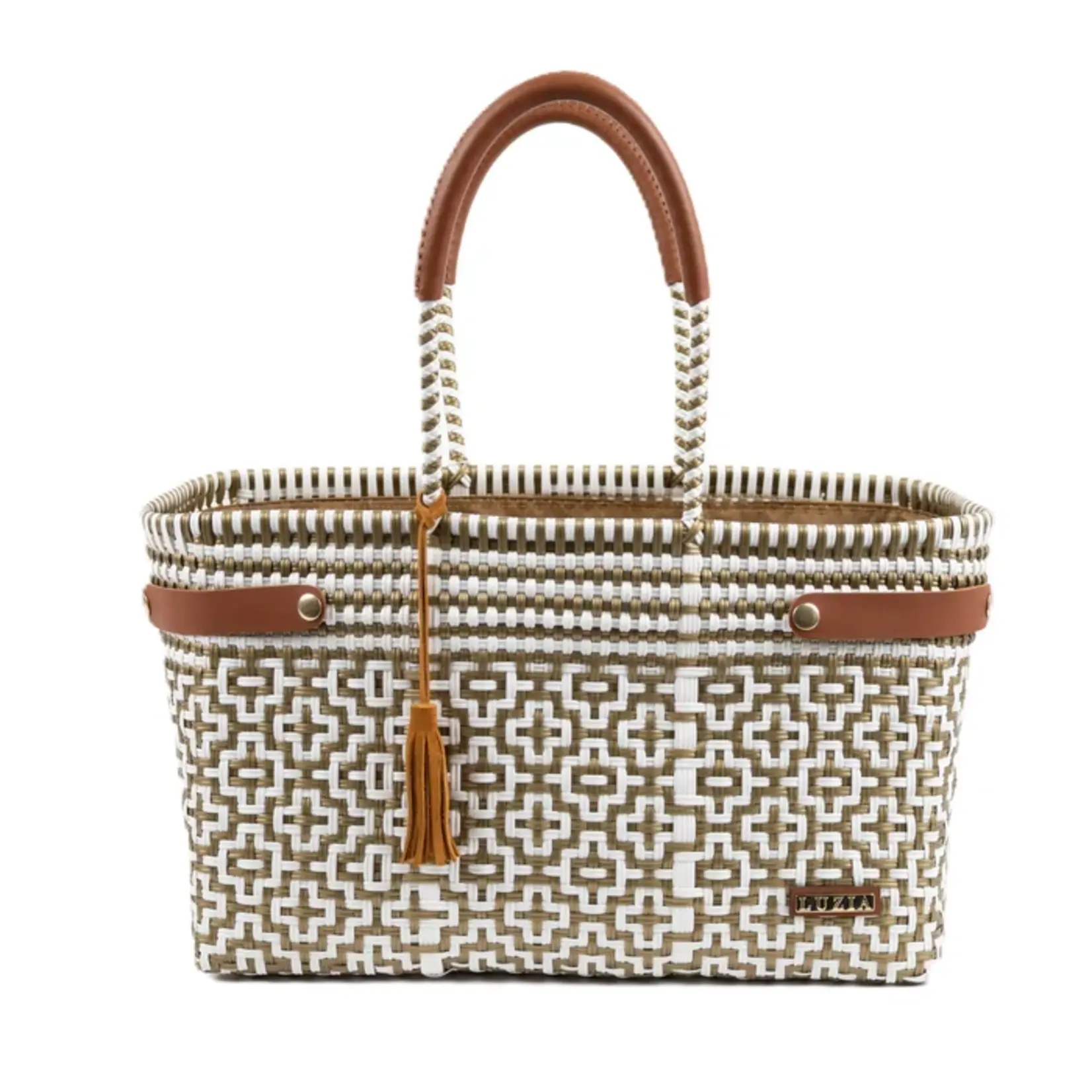 Luzia Basket Jumbo Cross Diamond White Gold