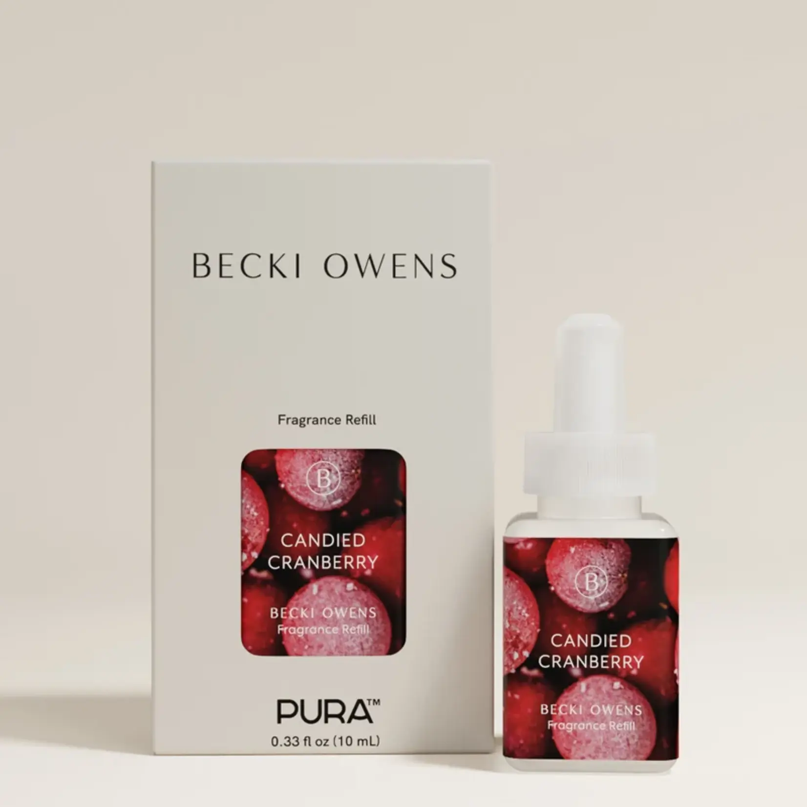Becki Owens Pura Home Fragrance Refill Candied Cranberry