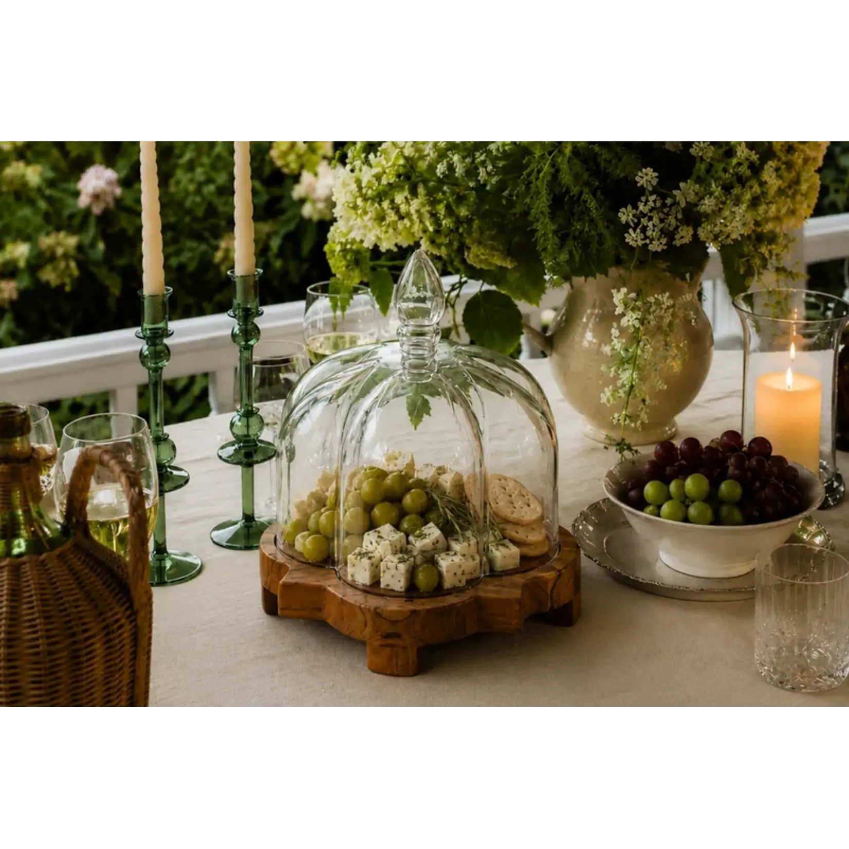 Etu Home Glass Quatrefoil Dome
