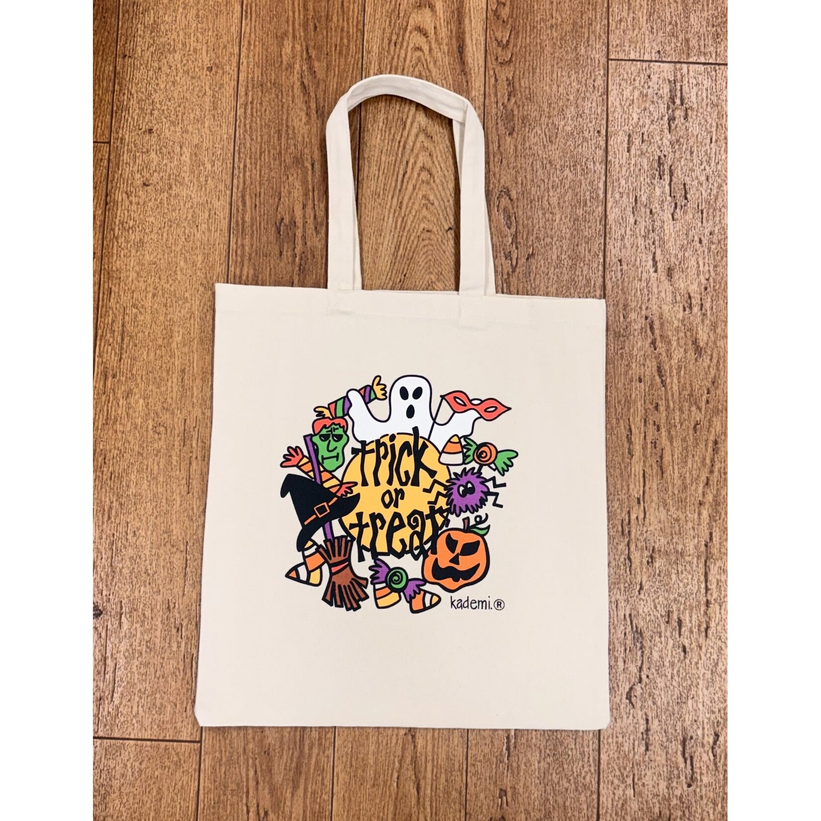 Kademi Canvas Tote Bag Trick or Treat