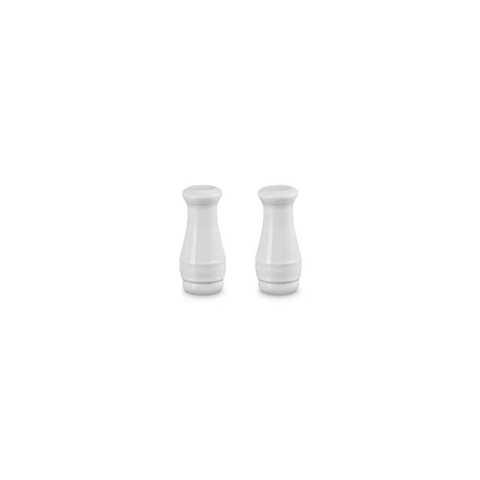 Le Creuset Salt & Pepper Shaker Set, 4 oz, White