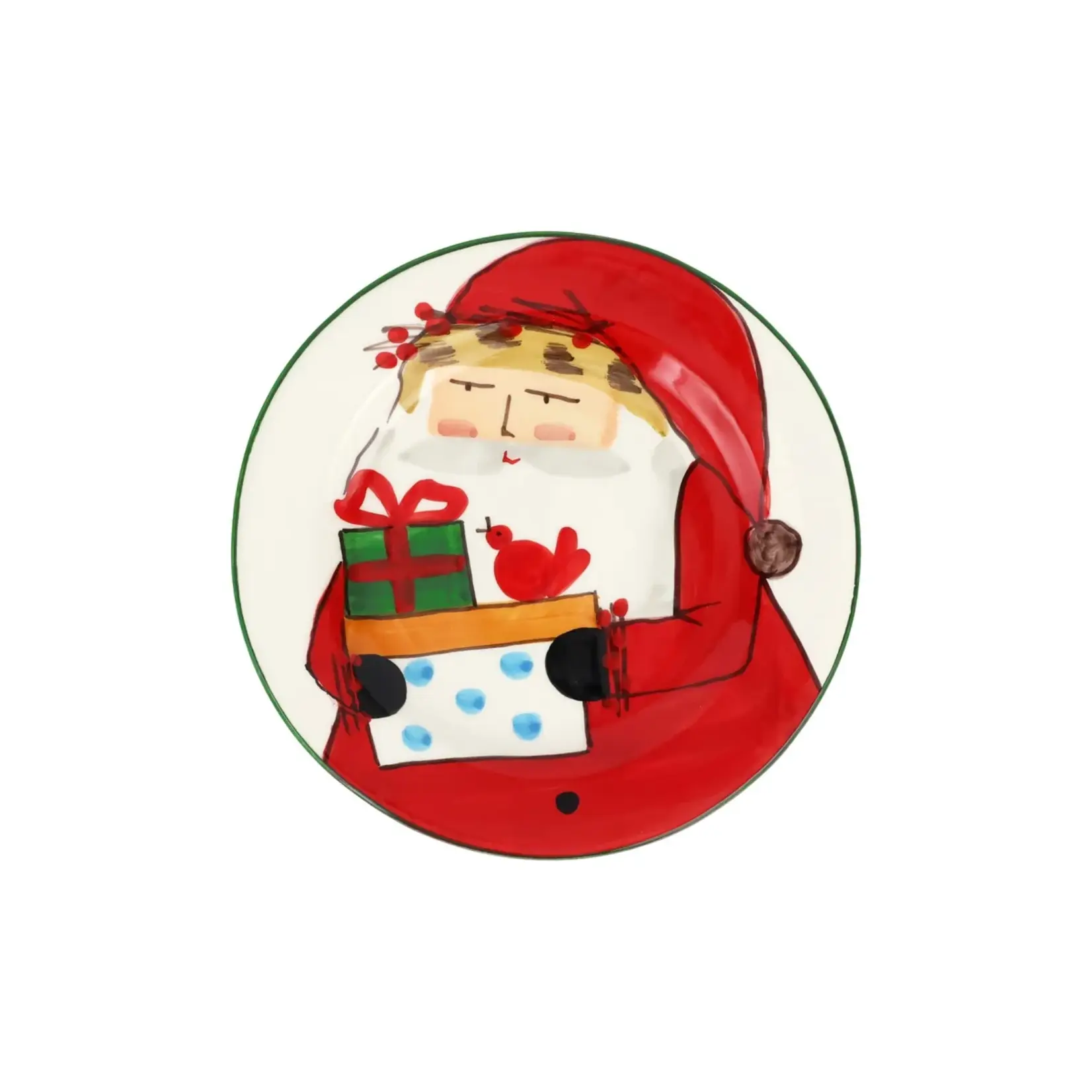 Vietri Old St. Nick 2026 Limited Edition Salad Plate