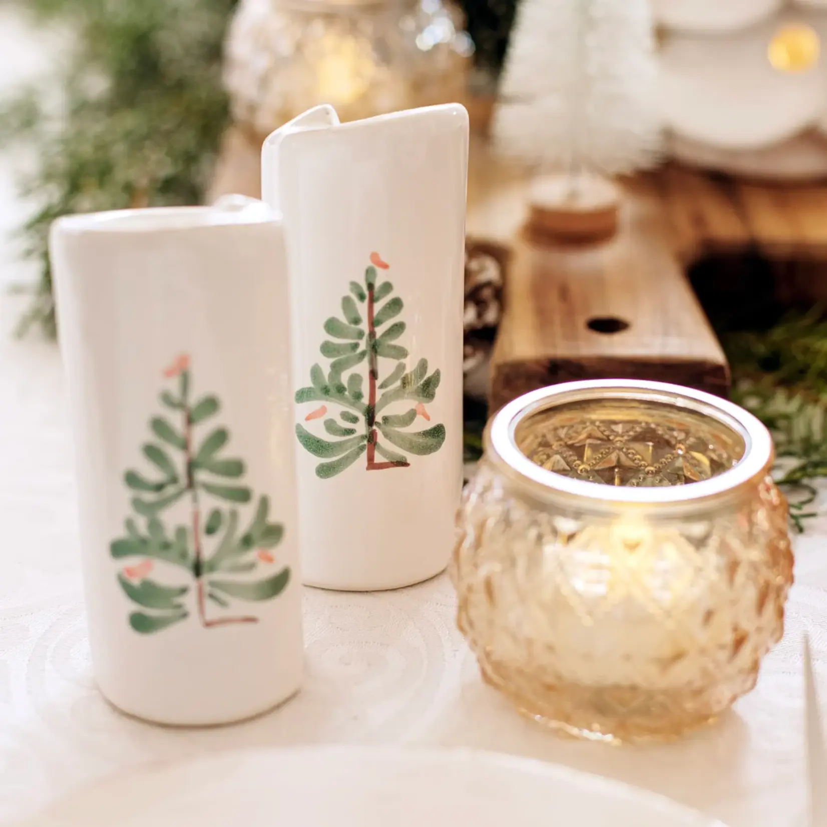 Vietri Lastra Holiday Salt & Pepper