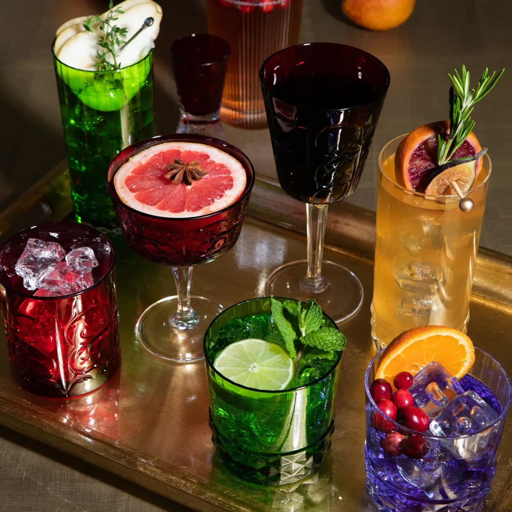 Vietri Barocco Ruby Double Old Fashioned