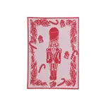Vietri Strofinaccio Red Nutcracker Dish Towels Set of 2