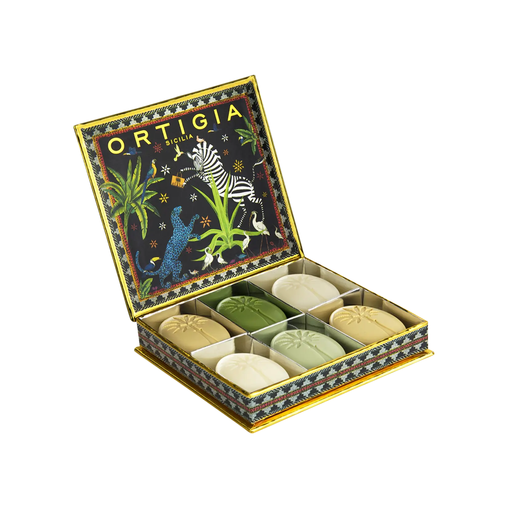 Ortigia Jungle Assorted Set of 6 Soaps