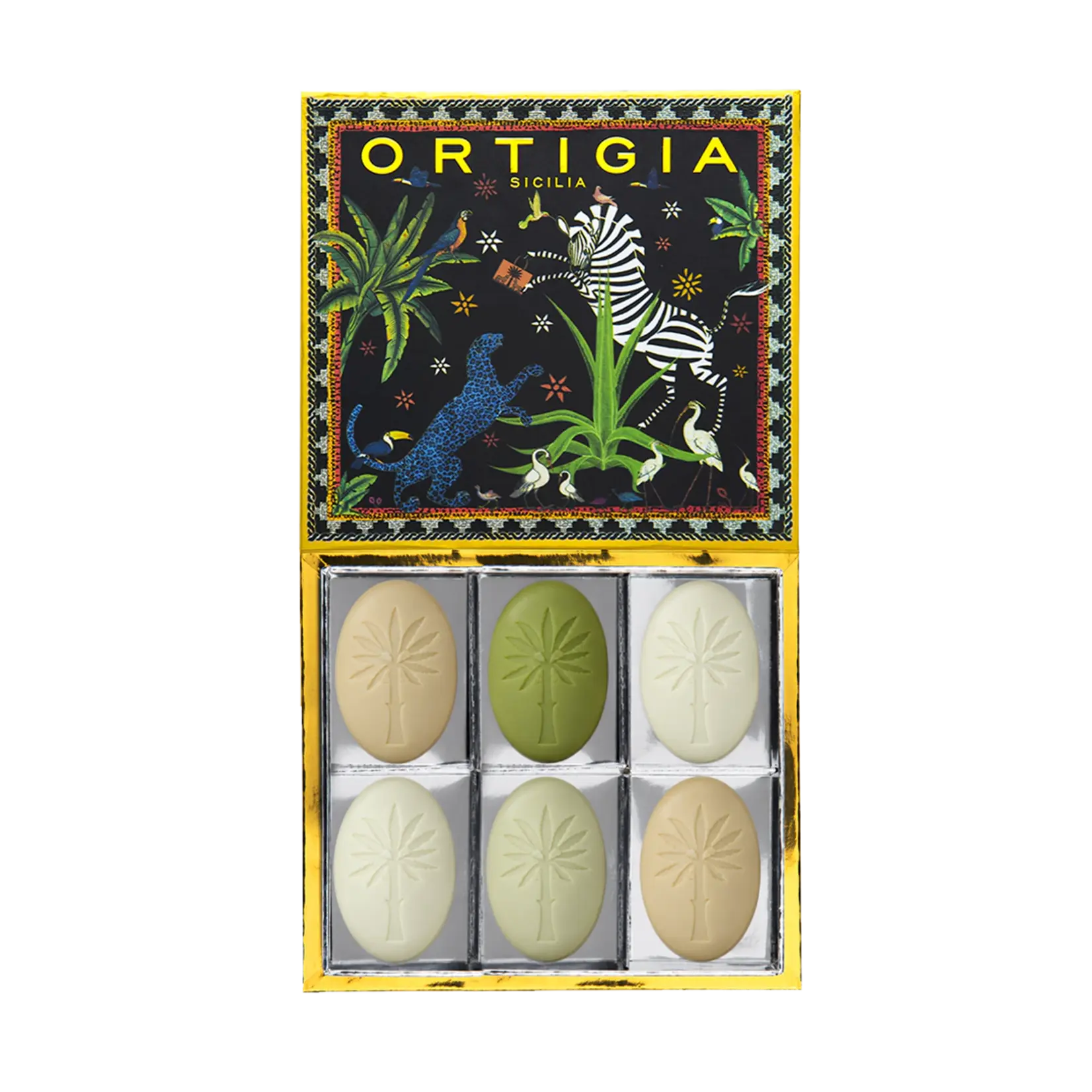 Ortigia Jungle Assorted Set of 6 Soaps
