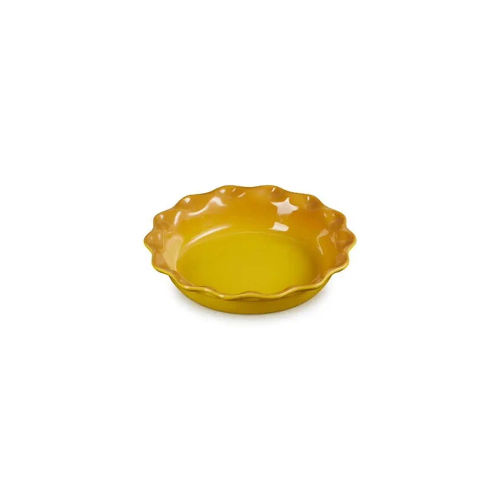 Le Creuset Heritage Fluted Pie Dish 9 in Nectar