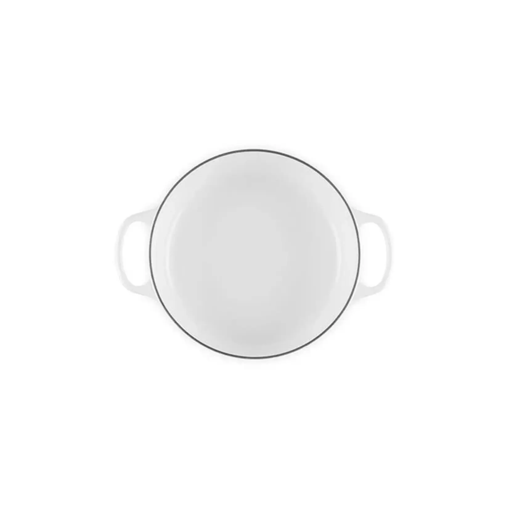 Le Creuset Signature Round Wide Oven, 3.5 Qt, White