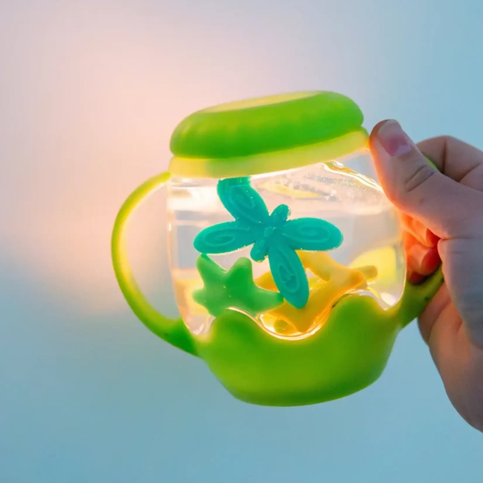Glo Pals Mini Sensory Play Jar Gift Set - Green/Firefly