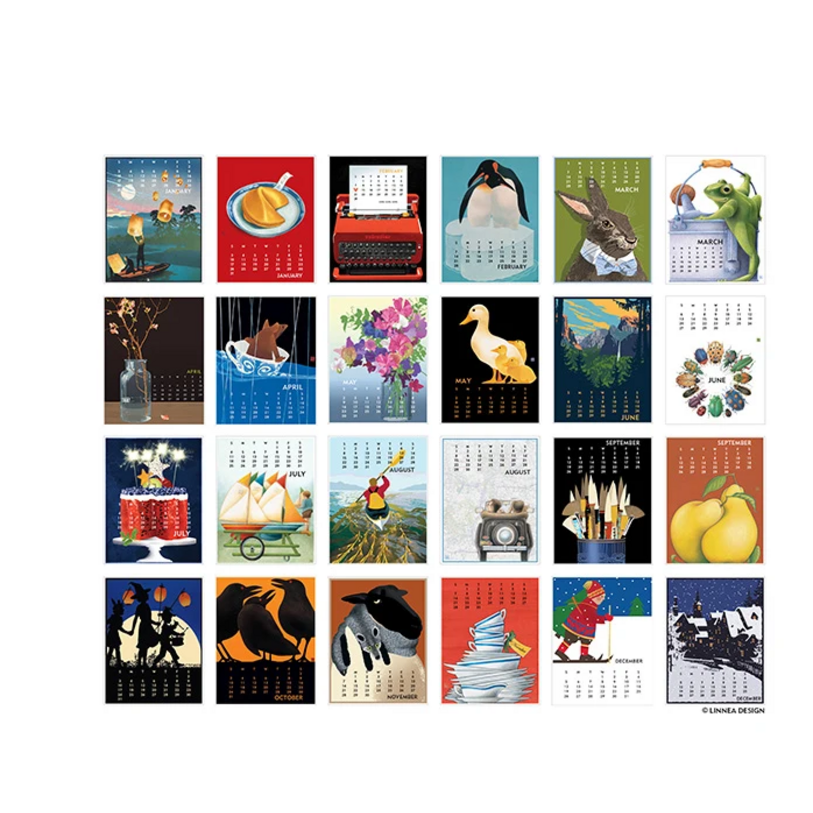Linnea Design 2027 Linnea Design Poster Calendar