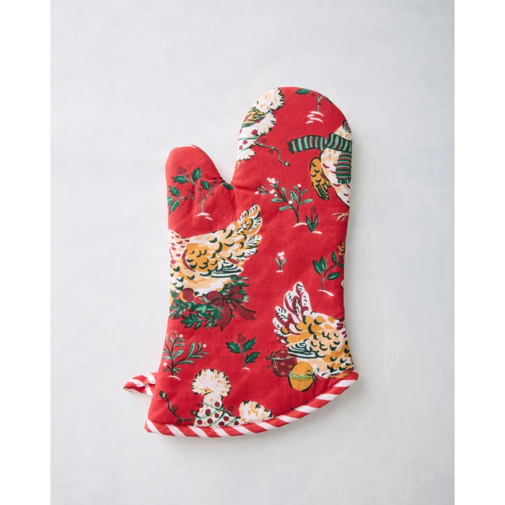 Print Fresh Oven Mitt Holiday Hens