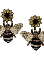 Allie Beads Bee Earrings