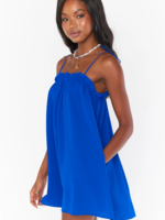 Show Me Your Mumu Angel Mini Dress Cobalt