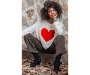 Red Heart Sweater - House of Wallace