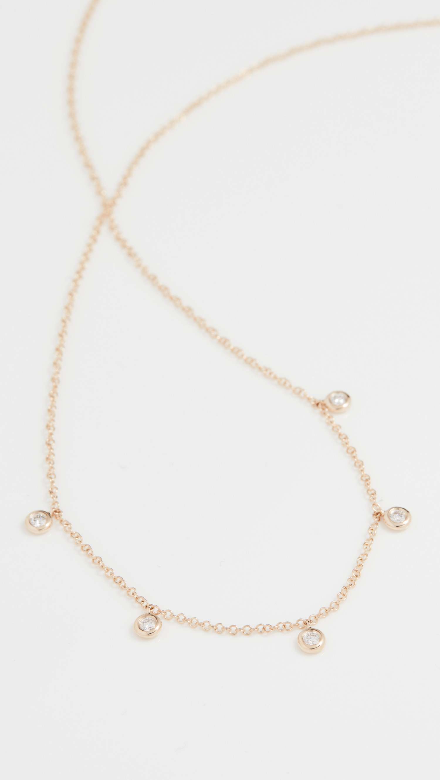 bezel choker necklace