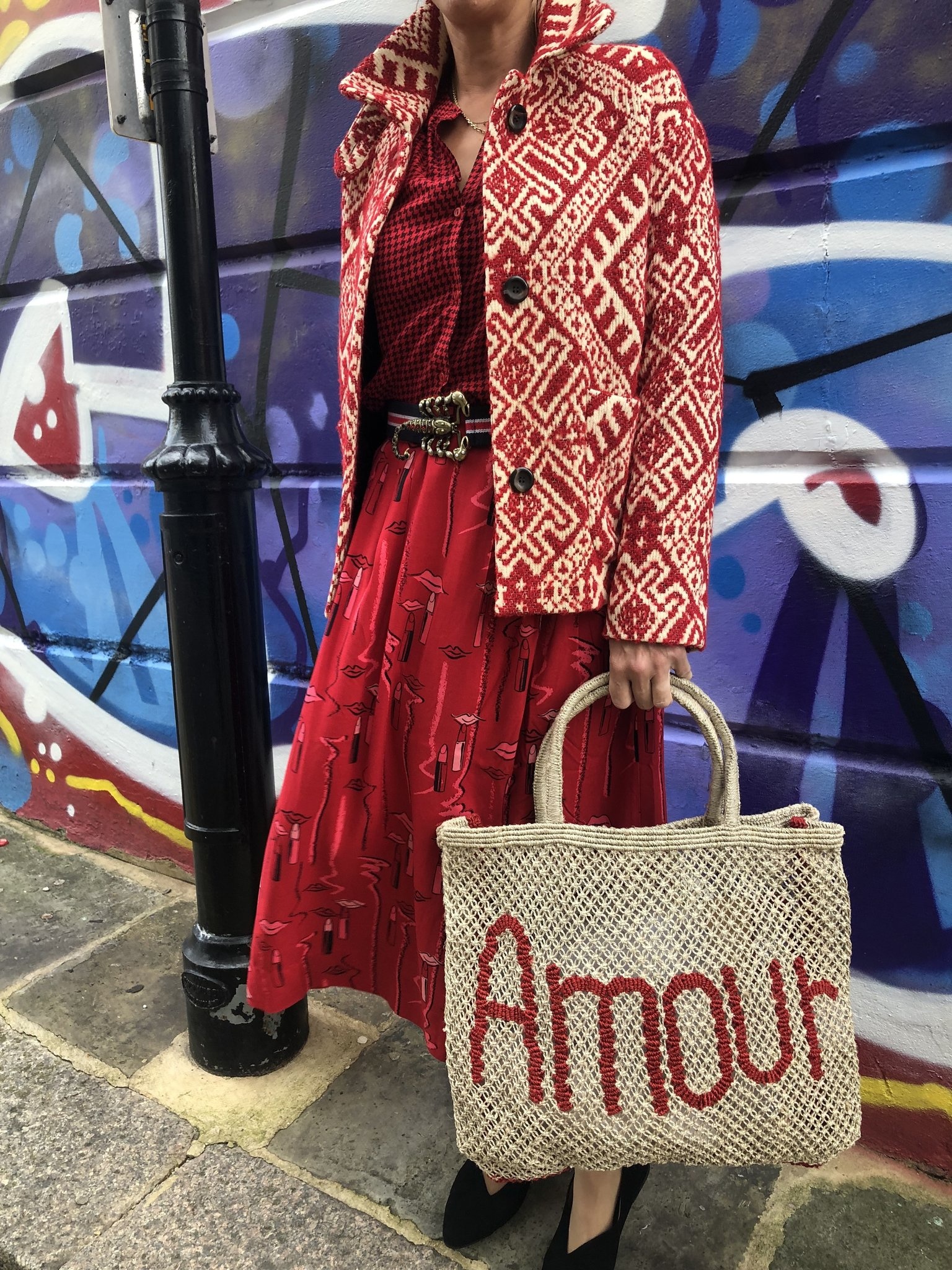 LARGE AMOUR RED - kloTH