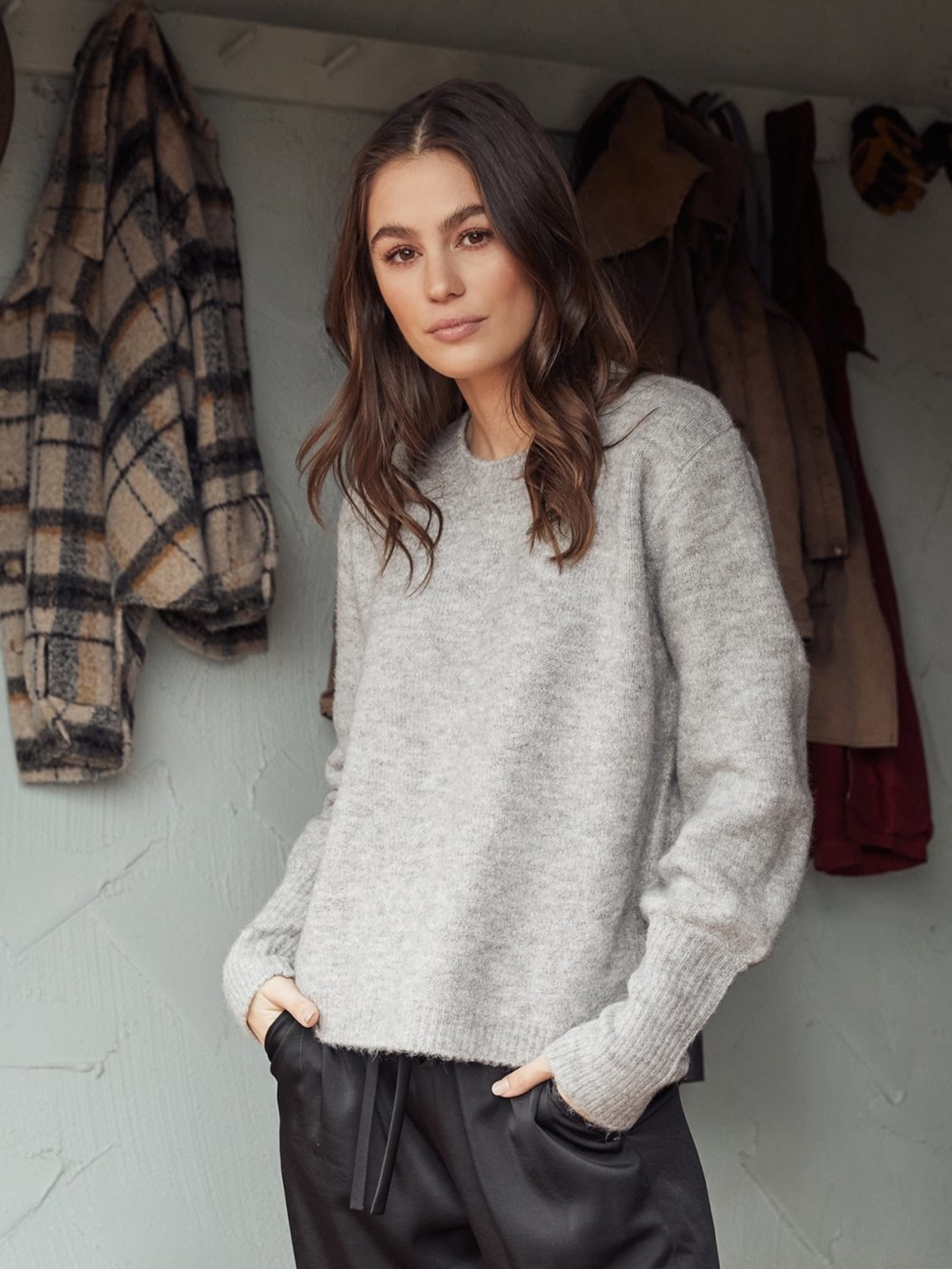 blouson sleeve sweater