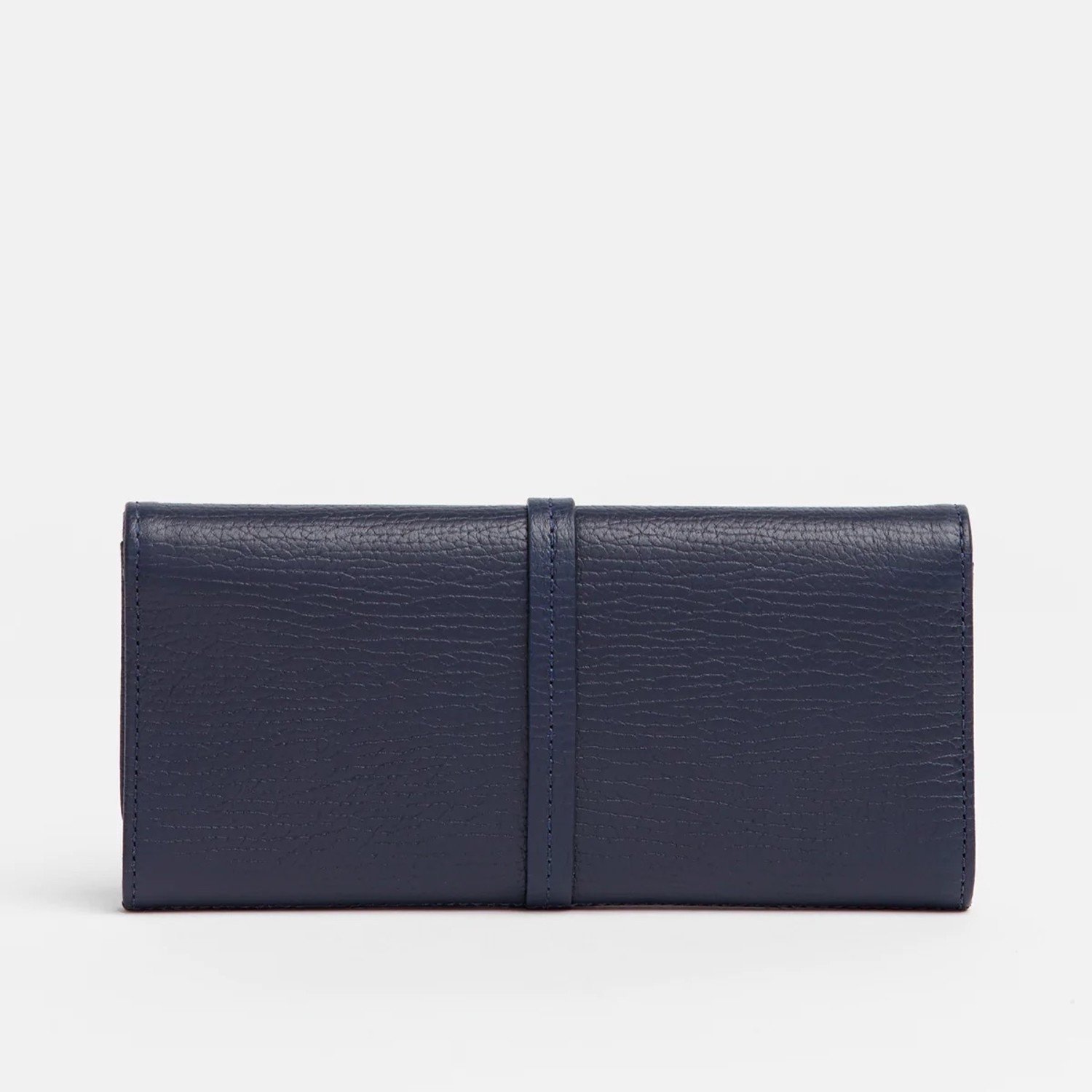 Slim Long Wallet for Women in Deep Blue