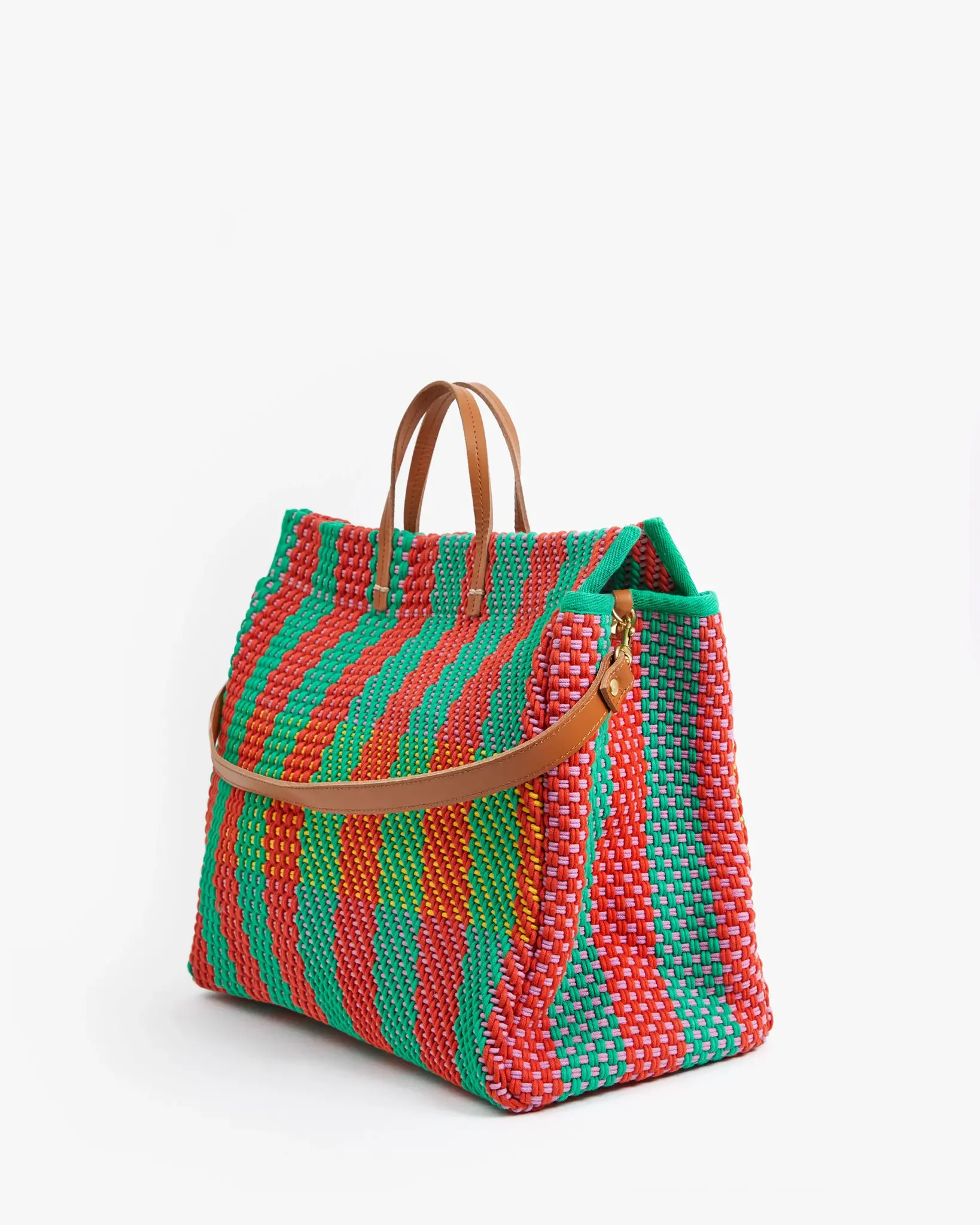 Clare V. Crochet Petti Summer Simple Tote Bag - Green Totes, Handbags -  W2436601