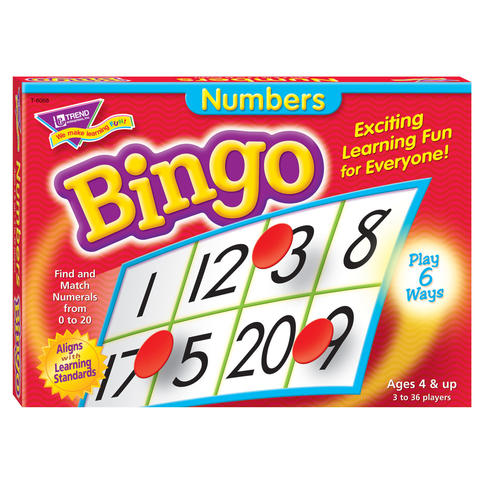 TREND Numbers Bingo