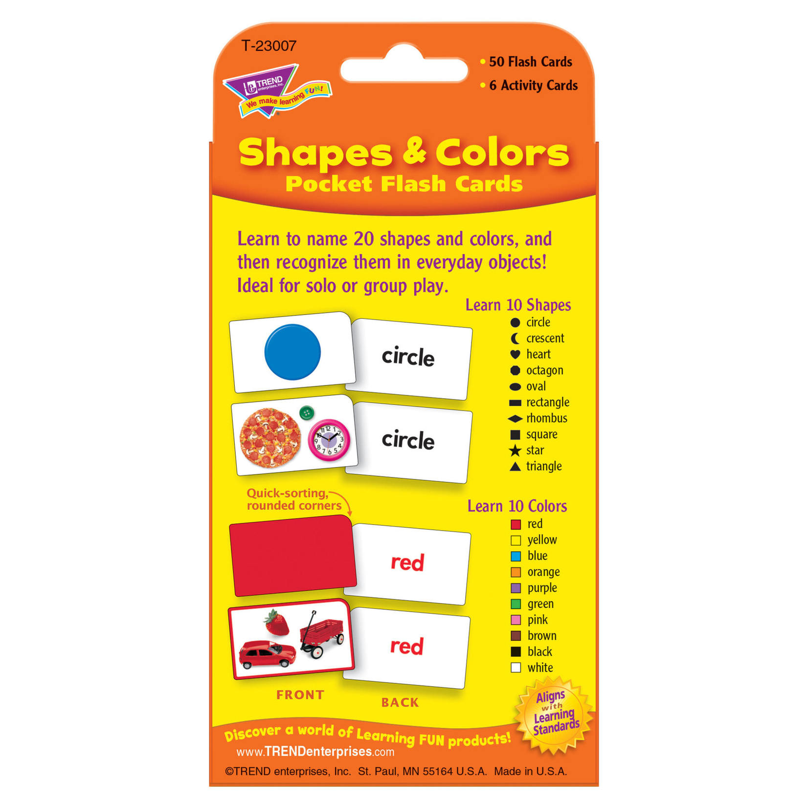 TREND Shapes & Colors Cards