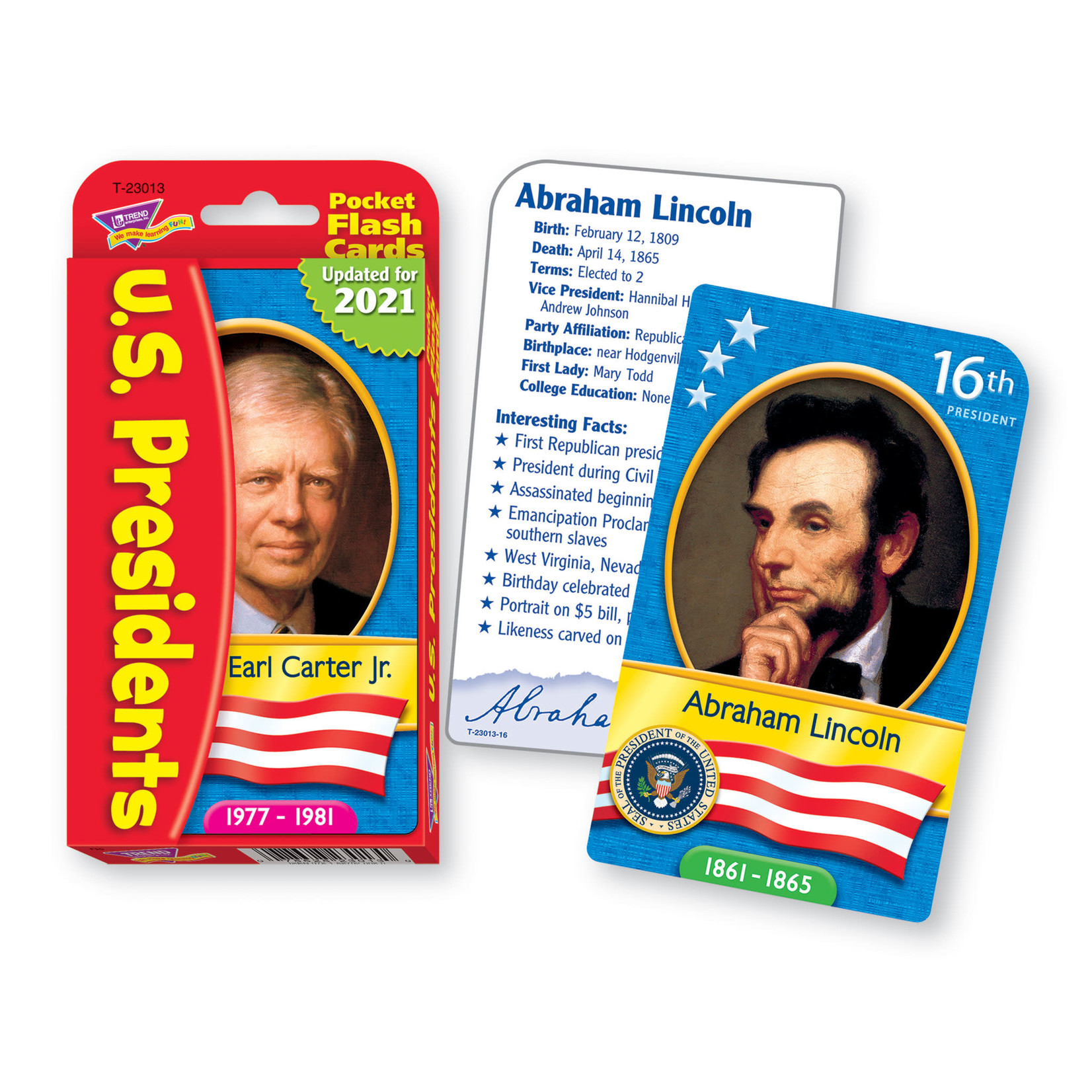 TREND Presidents Flash Cards