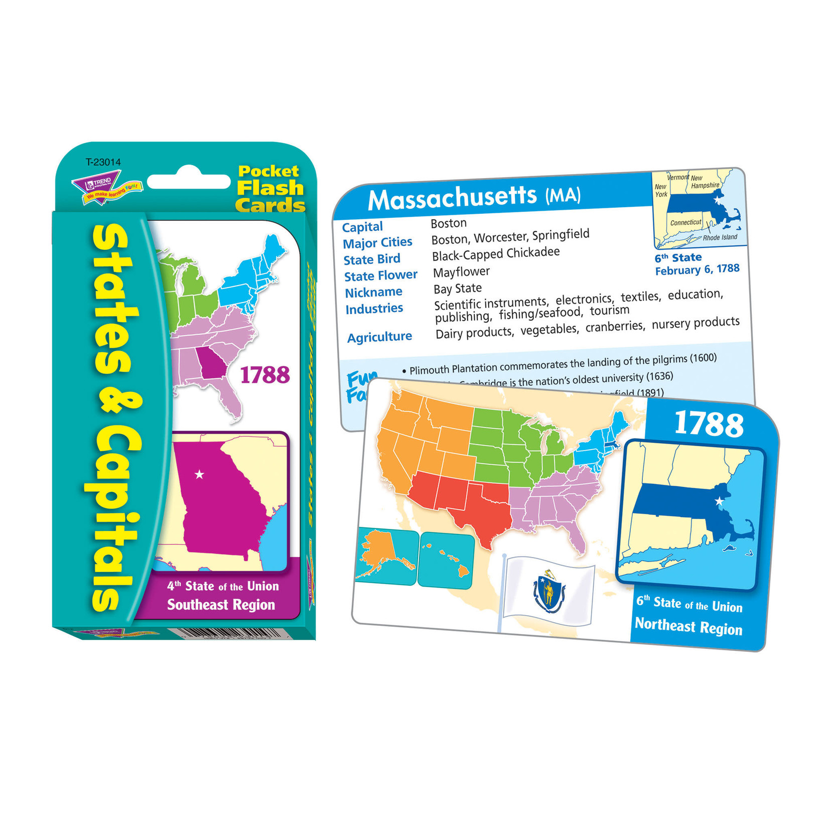 TREND States & Capitals  Cards