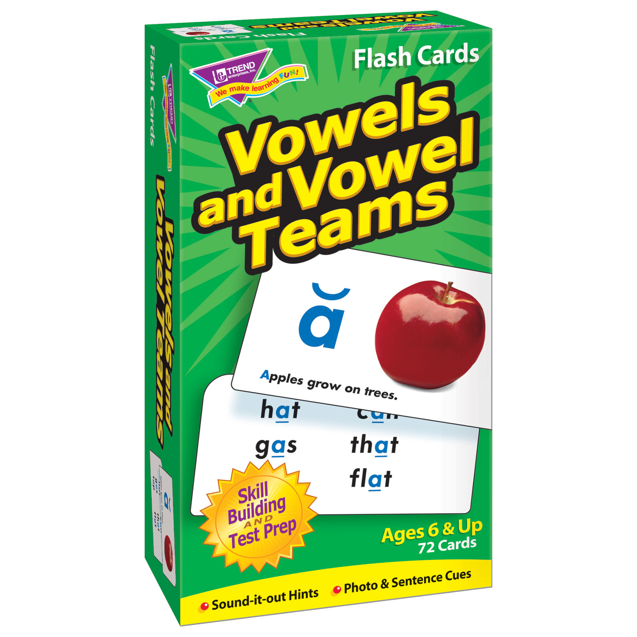 Vowels Flash Cards Learning Essentials 4299