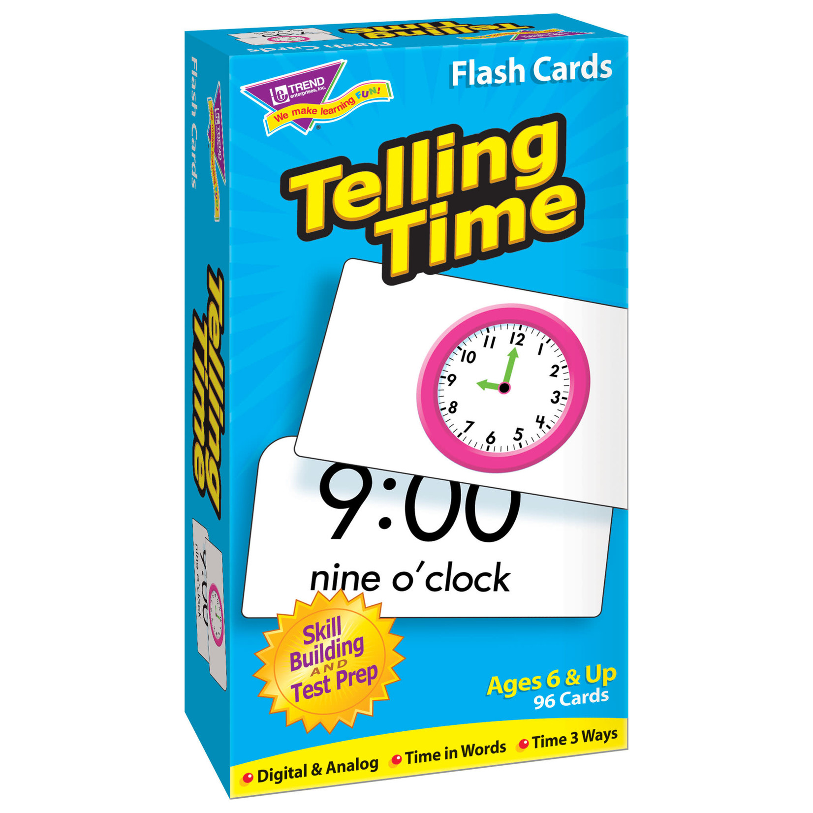 TREND Telling Time Cards