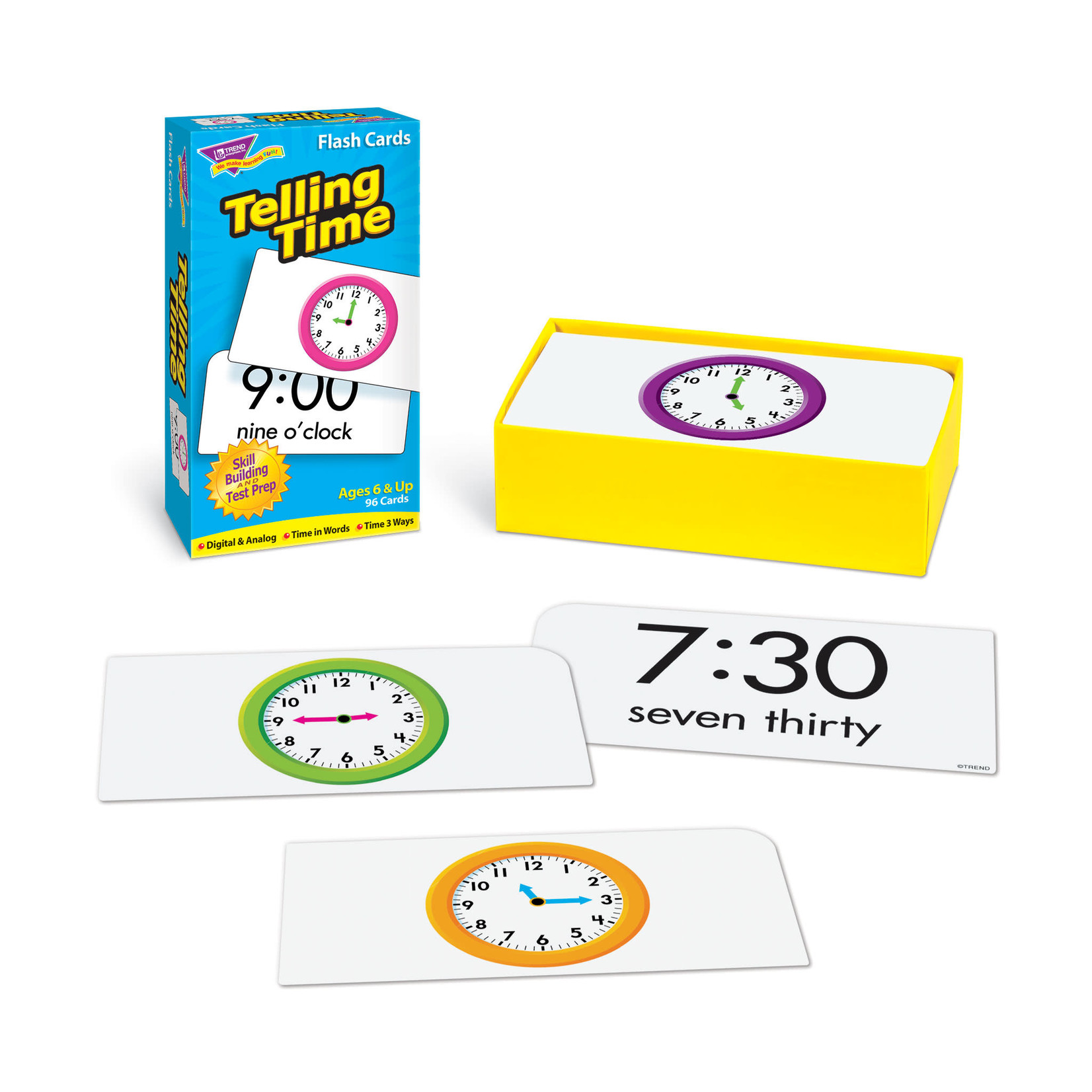 TREND Telling Time Cards
