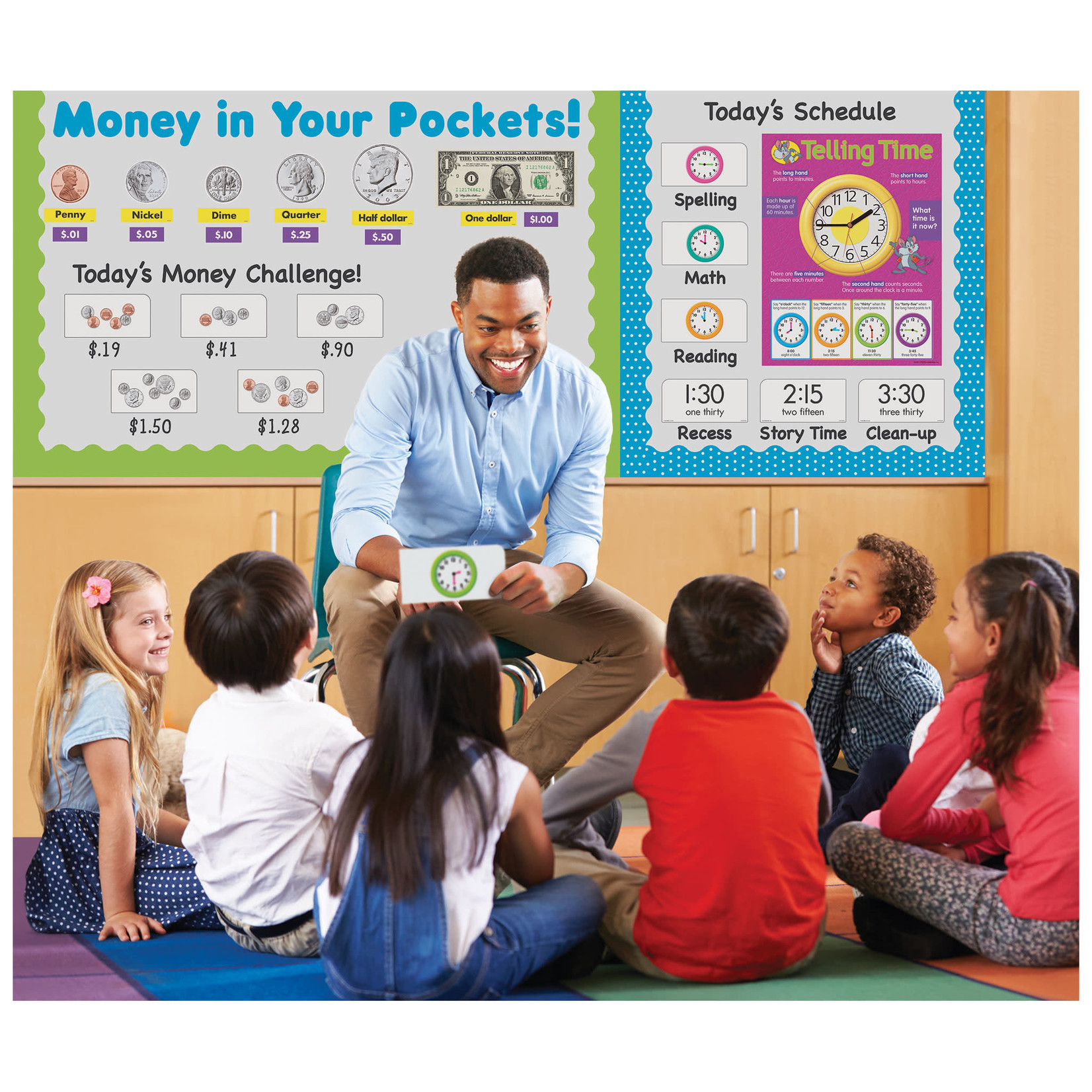 TREND Telling Time Cards