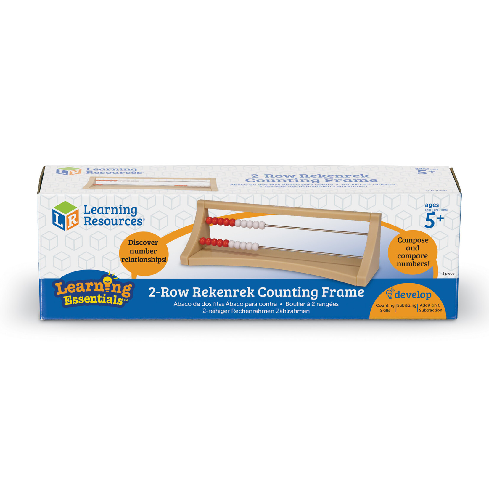 Learning Resources 2-Row Counting Frame