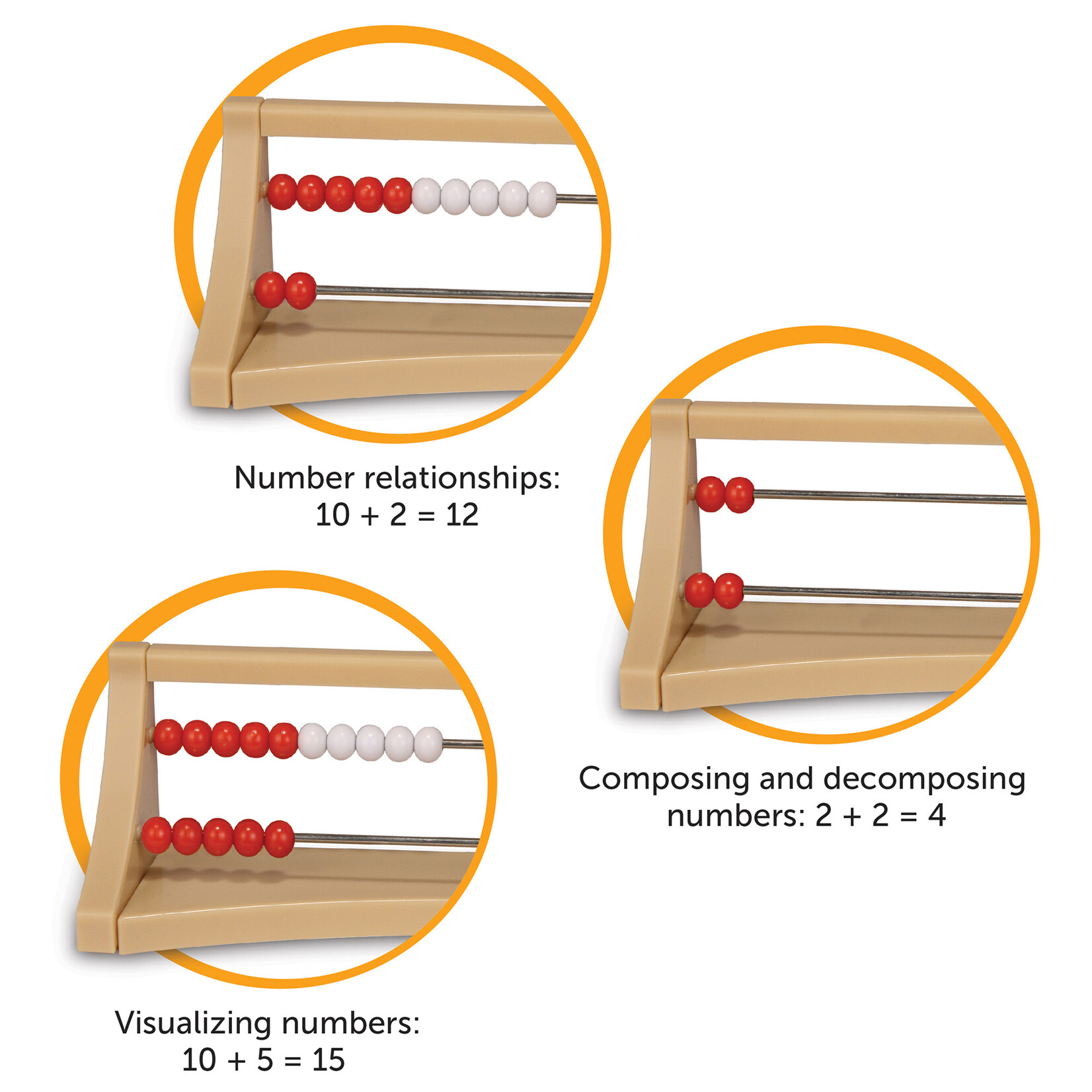 Learning Resources 2-Row Counting Frame