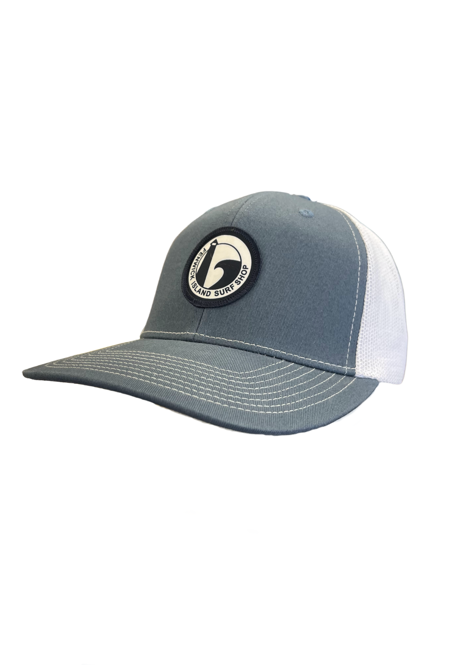 F.I. PATCH HAT SLATE/WHITE