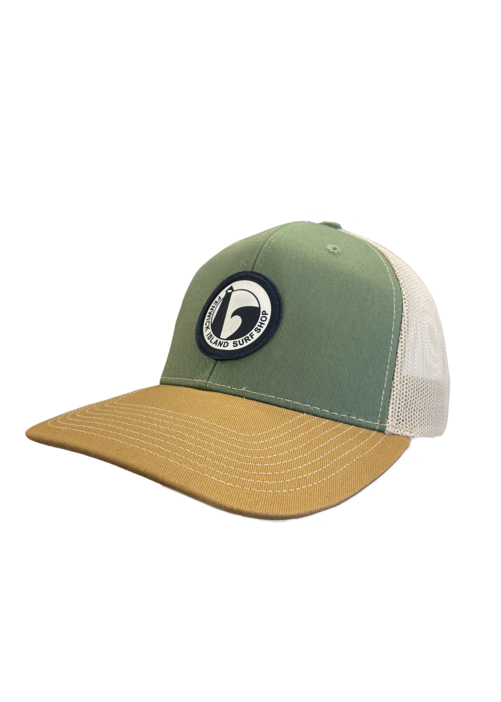 F.I. PATCH HAT LIGHT OLIVE/KHAKI/GOLD