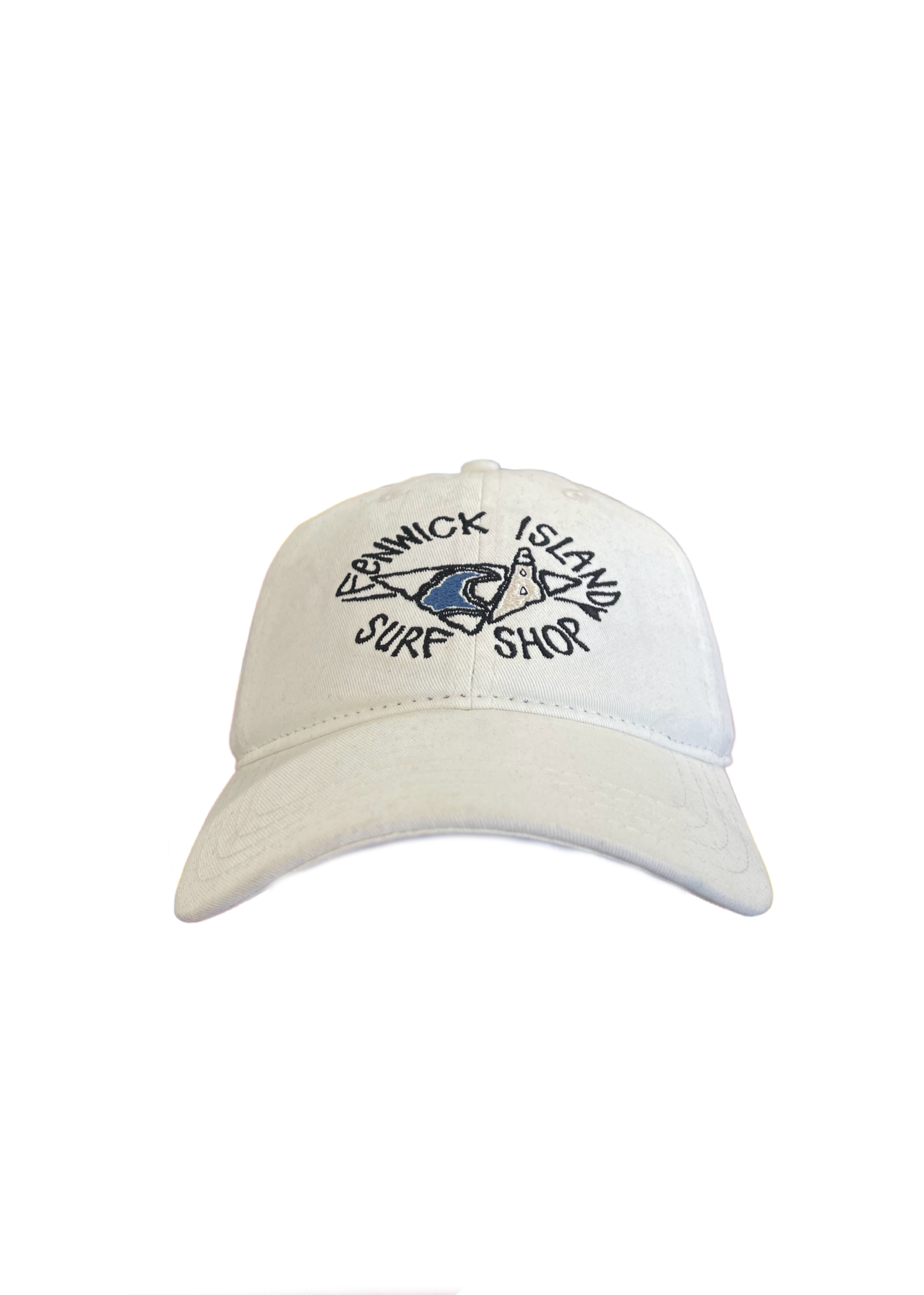 ADJUSTABLE CURVED BRIM HAT CREAM