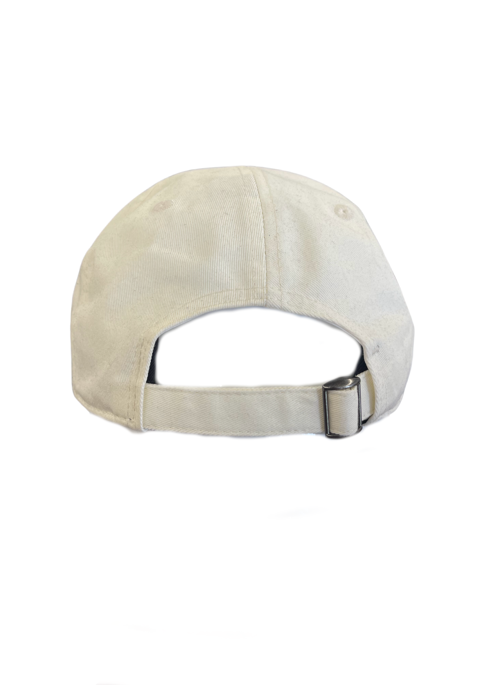 ADJUSTABLE CURVED BRIM HAT CREAM