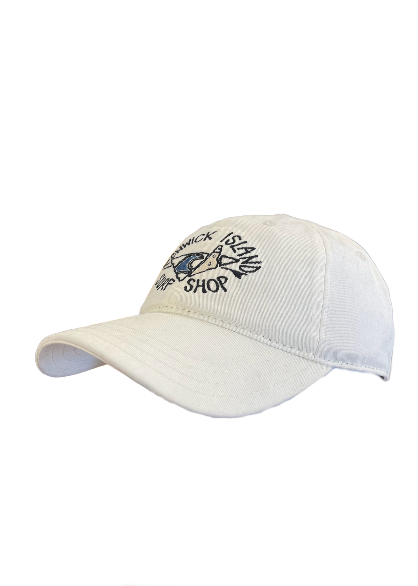 ADJUSTABLE CURVED BRIM HAT CREAM