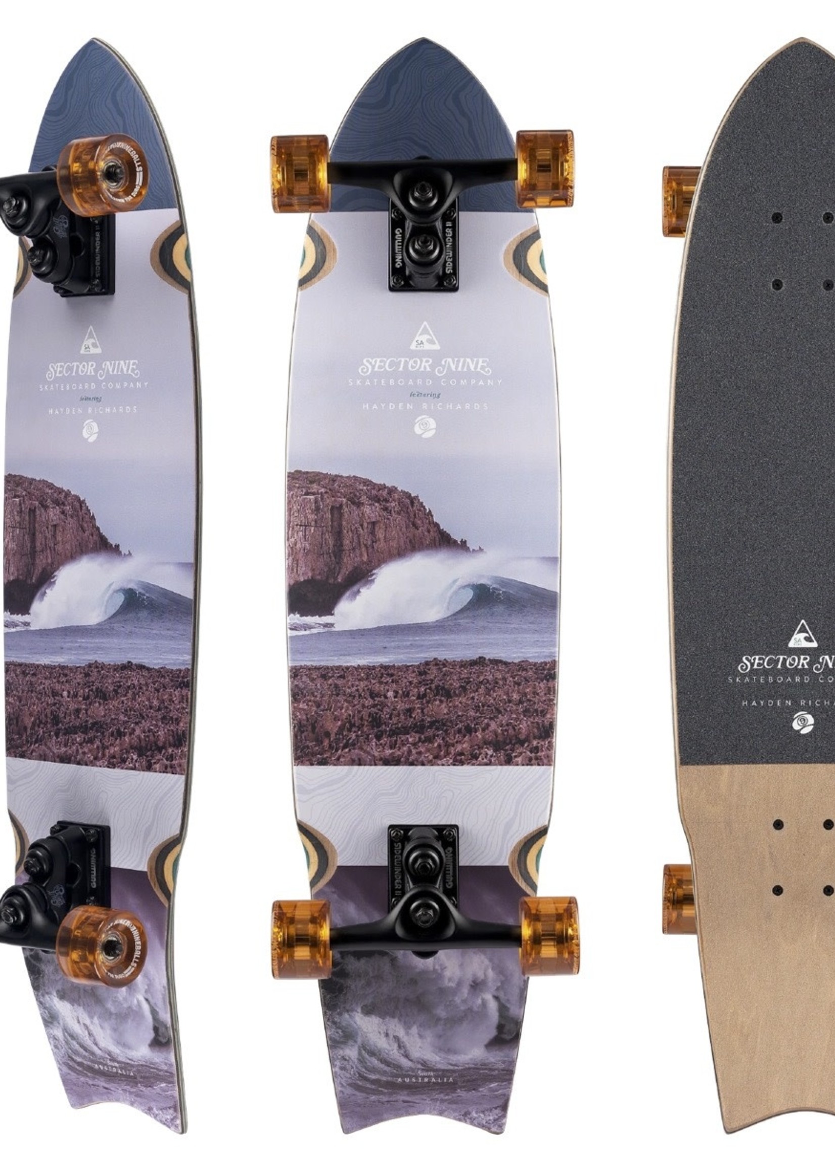 Sector 9 UNAGI RIPS COMPLETE 34.5X8.75