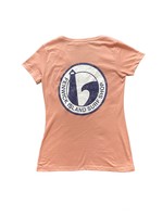 "ROUND" DESERT PINK V NECK